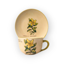 Bögre Manufaktúra Orbáncfű Reggeliző tányér és jumbo bögre bögrék, csészék