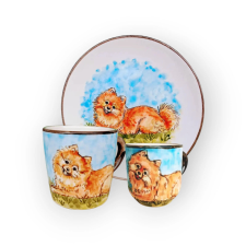 Bögre Manufaktúra Pomerániai törpespicc reggeliző készlet bögrék, csészék