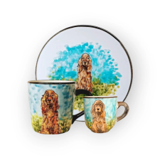 Bögre Manufaktúra Spániel reggeliző készlet bögrék, csészék