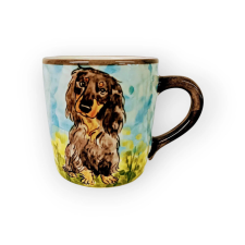 Bögre Manufaktúra Tacskó hosszú szőrű kutyás bögre bögrék, csészék