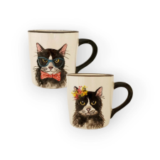 Bögre Manufaktúra Valentin napi cicafiú és cicalány bögre bögrék, csészék