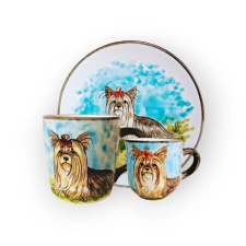 Bögre Manufaktúra Yorkshire terrier reggeliző készlet bögrék, csészék