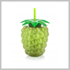  Bögre Műanyag Szőlő Formájú 800 ml Szívószállal8693395018211 bögrék, csészék