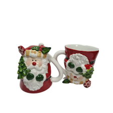  Bögre porcelán Mikulásos bögrék, csészék