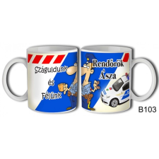 Bögre, rendőrök ásza ajándéktárgy