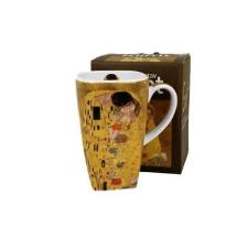  BÖGRE SZÖGLETES PORCELÁN 650ML KLIMT KISS bögrék, csészék