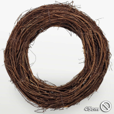  Bohém koszorú 45cm dekorációs kellék