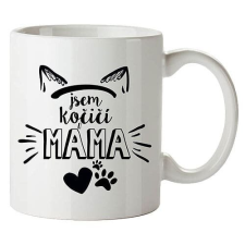 BOHEMIA GIFTS Kerámia bögre - Macska mama vagyok,350 ml bögrék, csészék