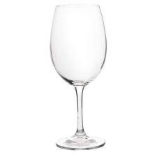 BOHEMIA MARTINA vörösboros kristálypohár, 45 cl, 6 db, 416032 ajándéktárgy