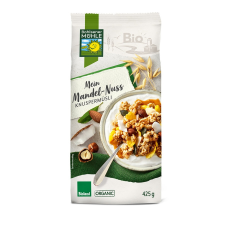 Bohlsener Mühle Bio müzli mandula-mogyoró knuspermüsli, 425g bébiétel