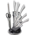 Bohmann BH-5273, Késkészlet Tartóval Acél 8db-os