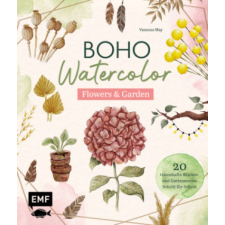 Boho Watercolor - Flowers & Garden – Vanessa May idegen nyelvű könyv