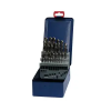 Bohrcraft Csigafúró készlet 1-13mm HSS-G 25r. köszörült Metal-Box BHC Germany