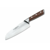  Boker Forge Wood Santoku kés - X50CrMoV15 acél, 160 mm-es penge