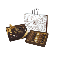  Bolci truffle collection brown táskával - 186g csokoládé és édesség