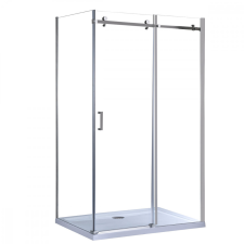  Bold-in 80x120 cm aszimmetrikus zuhanykabin zuhanytálca nélkül kád, zuhanykabin
