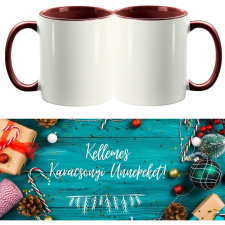  Boldog Karácsonyt III. kétoldalas fényképes bögre - 1 db bögrék, csészék