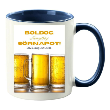 Boldog Sörnapot Bögre (másik oldalra fotó és felirat kérhető) bögrék, csészék