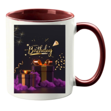  Boldog Születésnapot adatokkal Bögre 13. (másik oldalra fotó és felirat kérhető) bögrék, csészék