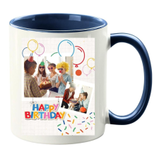  Boldog Születésnapot adatokkal-fotóval Bögre 11.  (másik oldalra fotó és felirat kérhető) bögrék, csészék