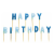 Boldog születésnapot Happy Birthday Blue tortagyertya, gyertya szett 13 db-os