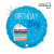 Boldog születésnapot Happy Birthday Cake Boy Holo fólia lufi 46 cm