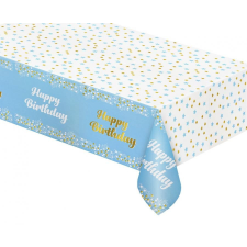 Boldog születésnapot Happy Birthday Light Blue asztalterítő 137x183 cm party kellék