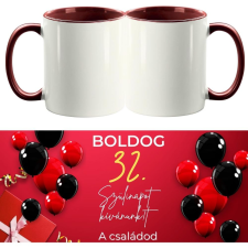  Boldog Születésnapot VII, kétoldalas fényképes bögre - 1 db bögrék, csészék