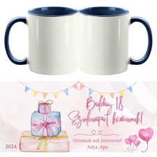  Boldog Születésnapot XI., kétoldalas fényképes bögre - 1 db bögrék, csészék