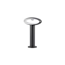  BOLLARD kerti LED állólámpa, fekete (9W/500lm) 30 cm, természetes fehér kültéri világítás