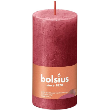 Bolsius Rustic Delicate Red 10 cm, 178 g gyertya