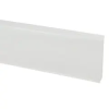 Bolta habosított 8 cm-es parkettaszegélyléc (250 cm) gumi szegélyes, vízálló - fehér, sima felület