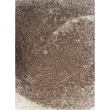 Bolti T2. Ber DIZAYN 2218 Bézs 160X230Cm Dombor Mintás Szőnyeg lakástextília
