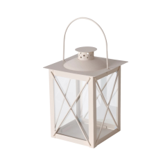 Boltze Farol lámpás 20 cm x 14 cm x 14 cm bézs karácsonyi dekoráció