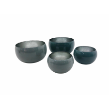 Boltze Gris mécsestartó 2-féle változatban 9 cm x 6 cm szürke karácsonyi dekoráció