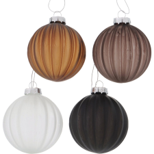 Boltze Home Bente gömbdísz 8 cm négy kivitelben karácsonyfadísz