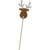 Boltze Home Deer M leszúrható szarvasfej díszpálca 40 cm