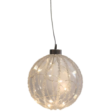 Boltze Home Diamond LED-karácsonyfagömb XS karácsonyi dekoráció