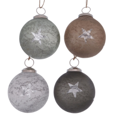 Boltze Home Naraz gömbdísz 8 cm válogatás több kivitelben karácsonyfadísz