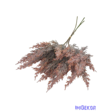  Bolyhos műzöld csokor 41cm 3322 - Rozsda dekorációs kellék