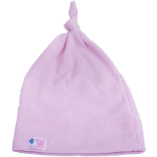  Bolyhos téli csomós sapka, egyszínű, rózsaszín babasapka, sál