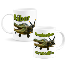  Bombardino Crocodilo Brainrot egyedi neves bögre bögrék, csészék