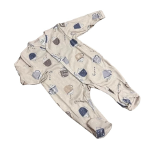 Bomer Pamut Ujjas Rugdalózó - Krém Karácsonyos 62 rugdalózó