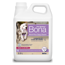 BONA Pet System lakkozott, keményviaszos és olajozott fapadló tisztítószer utántöltő - 2.5l (WM859015003) tisztító- és takarítószer, higiénia