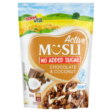 Bona Vita Bonavita Active ropogós müzli csokoládéval és kókuszreszelékkel 300 g reform élelmiszer