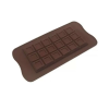  Bonbon forma, szilikon, kockamintás táblacsokoládé, 11×21,5 cm