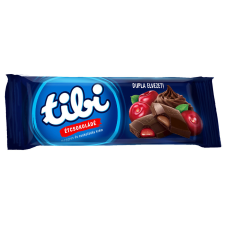 Bonbonetti Choco Kft. Tibi táblás étcsokoládé meggyes-csokoládé krémmel - 90g csokoládé és édesség