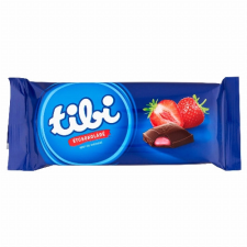 BONBONETTI KER.ÉS SZOLG.KFT Tibi étcsokoládé eper ízű krémmel 90 g csokoládé és édesség