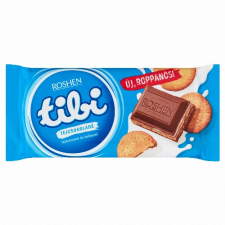 BONBONETTI KER.ÉS SZOLG.KFT Tibi tejcsokoládé tejkrémmel és keksszel 100 g csokoládé és édesség