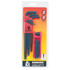 Bondhus Imbuszkulcs készlet hosszú, gömbv. 1.5-10 mm + Gorilla - BLF16M Bondhus imbuszkulcs